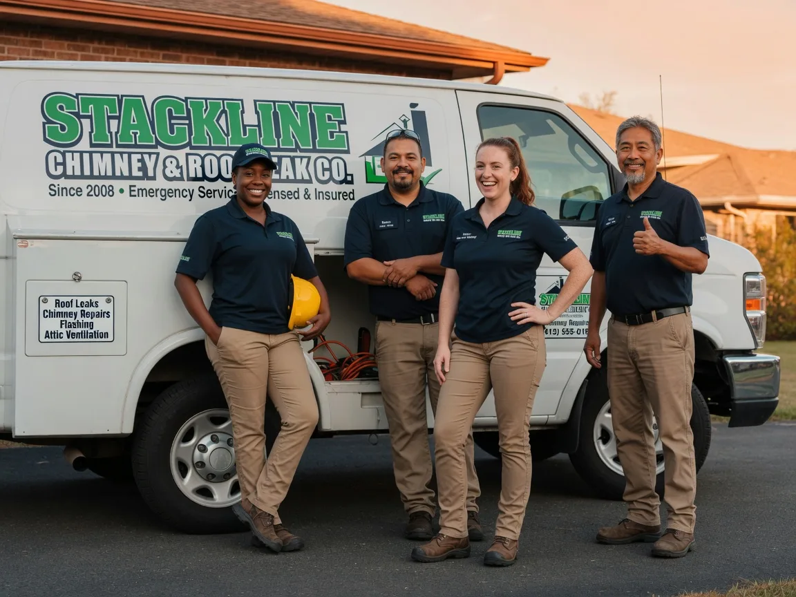 Chimney flashing repair company in North Fairfield, OH